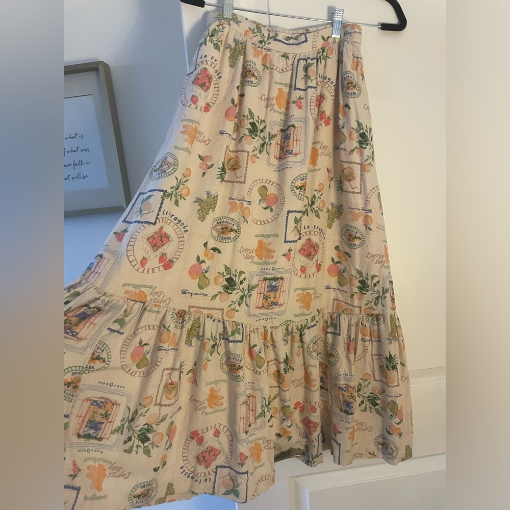 Abercrombie Italy print skirt